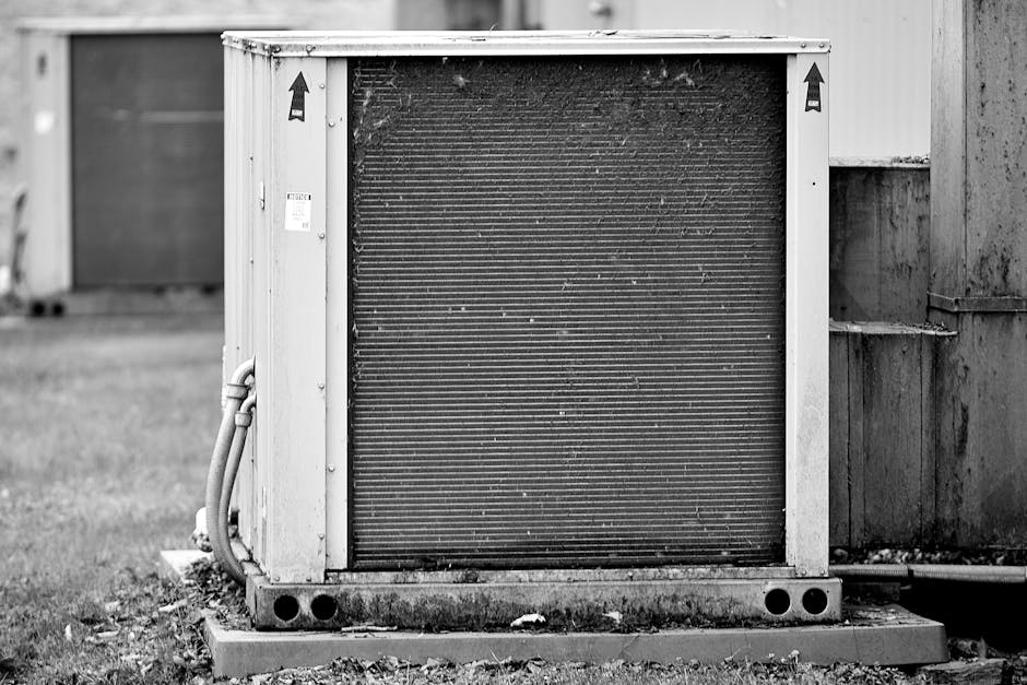 Outdoor HVAC unit installation